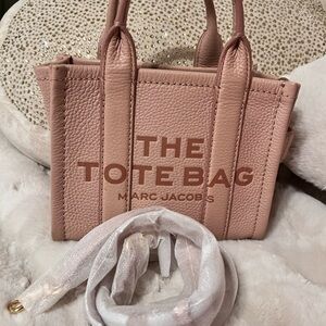 Marc Jacobs Blush Pink Mini Tote Bag